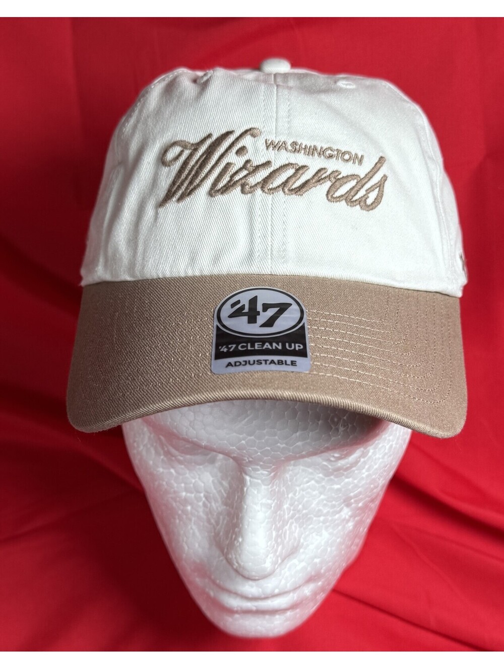 '47 Washington Wizards NBA Two-Tone Clean Up Strapback Hat NEW